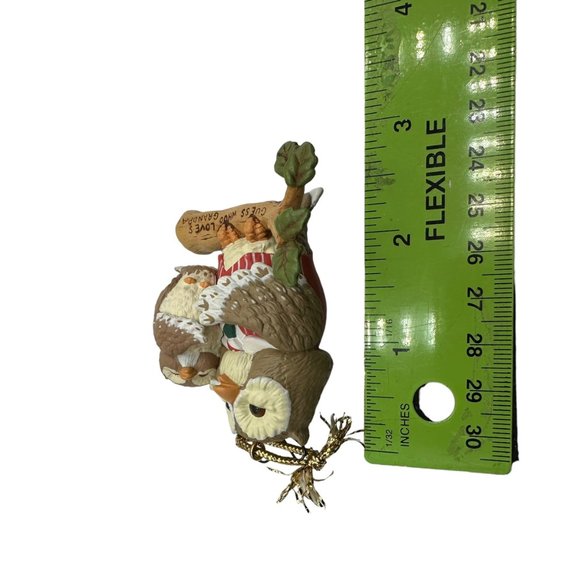 Hallmark Keepsake Owl Ornament Guess Whoo Loves Grandpa Christmas Holiday Decor - Picture 5 of 6